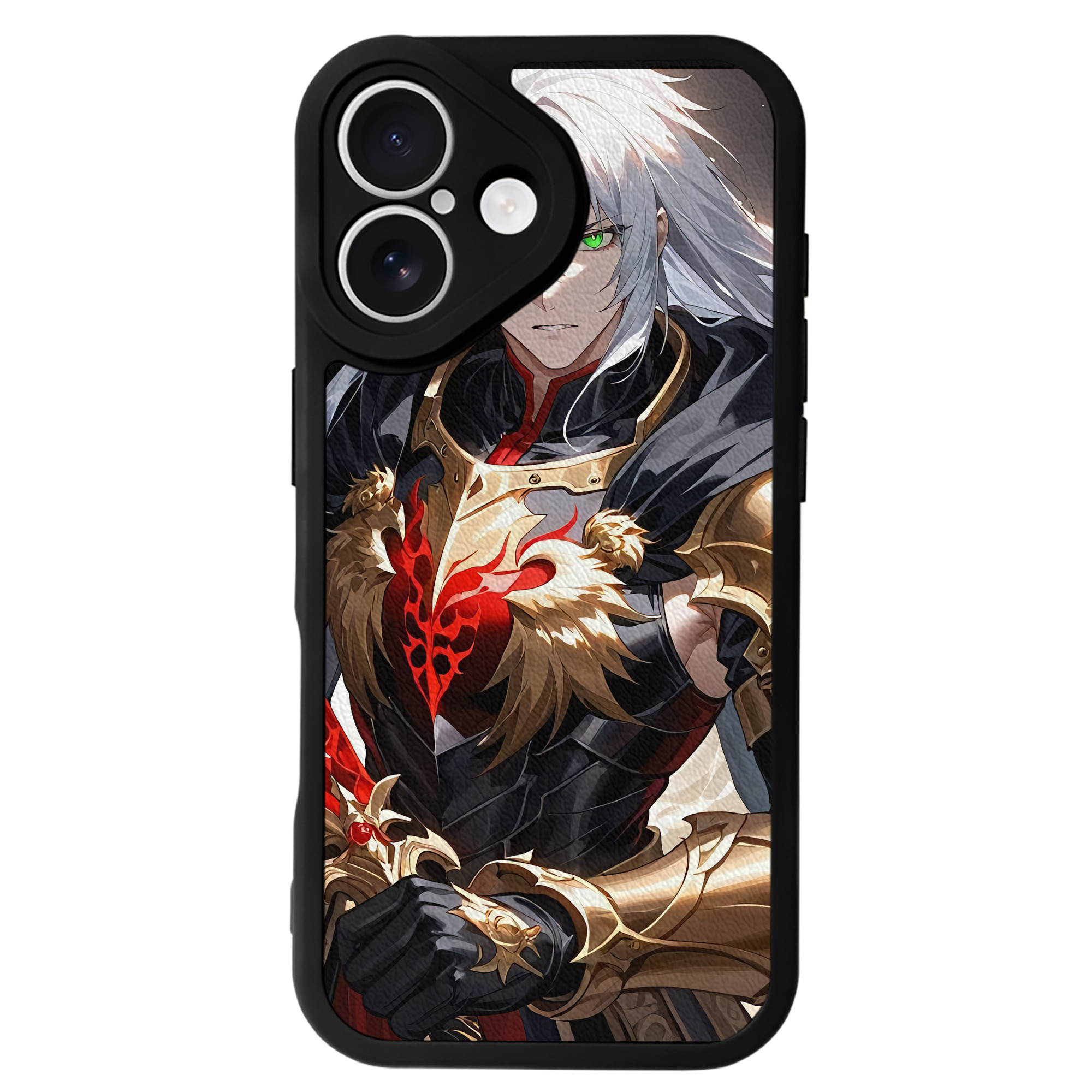 （画像用） 刀剣乱舞 Touken Ranbu 【iPhone 16シリーズ対応】シリコンスマホケース（レザー調） 材質：シリコン